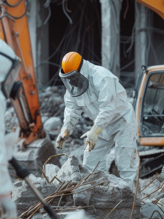 Amiante avant travaux / démolition Médoc 33
